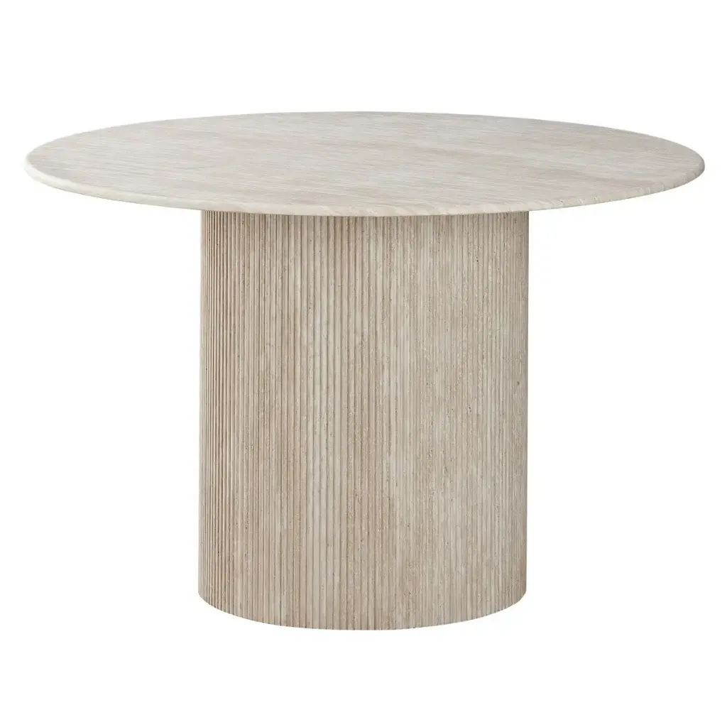 TUSCAN TRAVERTINE DINING TABLE