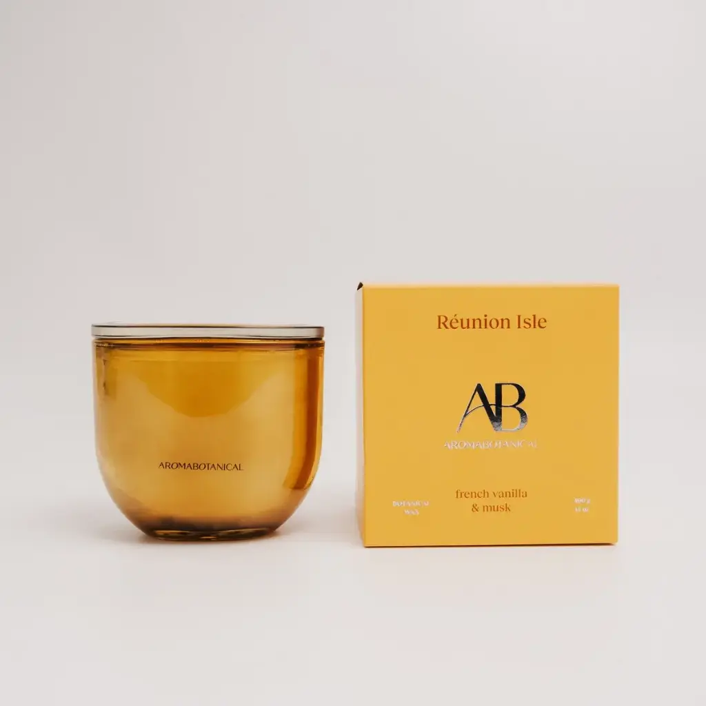 AB CORE CANDLE 400g REUNION ISLE - FRENCH VANILLA & MUSK