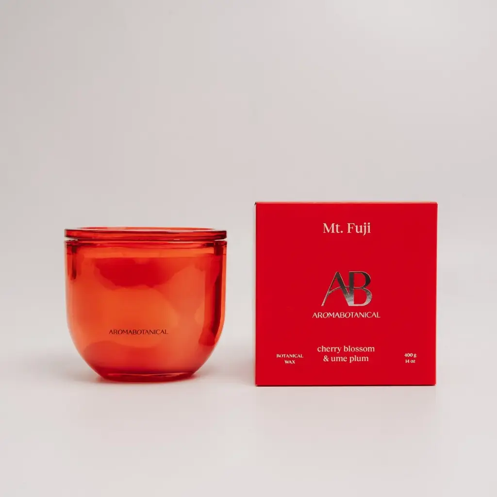 AB CORE CANDLE 400g MT FUJI - CHERRY BLOSSOM & UME PLUM