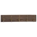 WOODEN RAILWAY SLEEPER WOOD COAT HOOKS