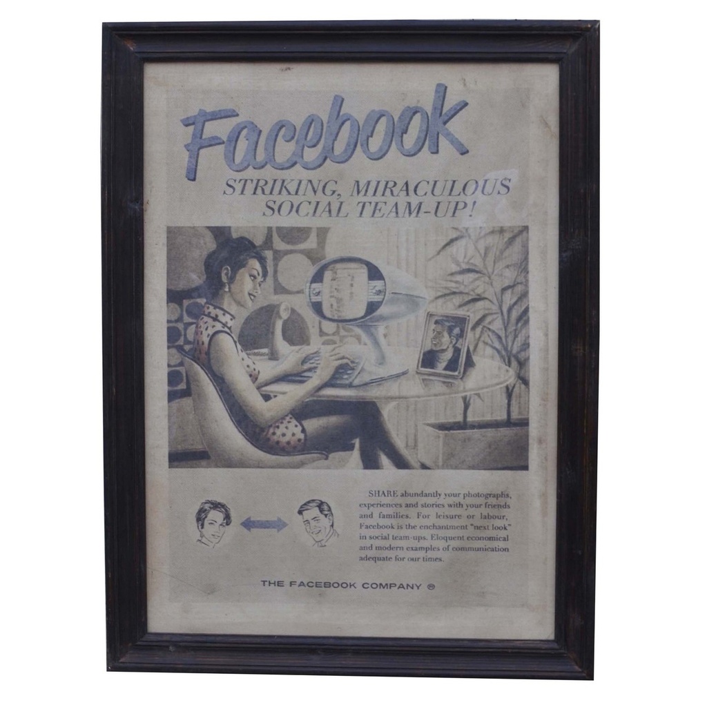 FACEBOOK FRAMED ART