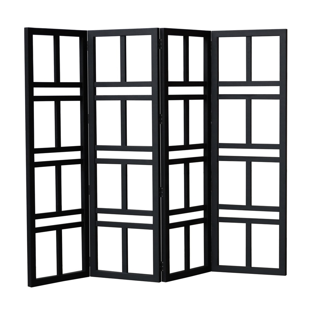 ROOM DIVIDER ANTIQUE BLACK ELM RECLAIMED ELM