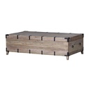 RECLAIMED OAK TRUNK COFFEE TABLE - RECLAIMED NATURAL OAK