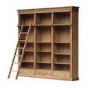 XL BOOKCASE W / ADJUSTABLE SHELVES - OAK