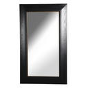 BLACK OAK RECTANGLE WALL MIRROR - OAK VENEER/MDF
