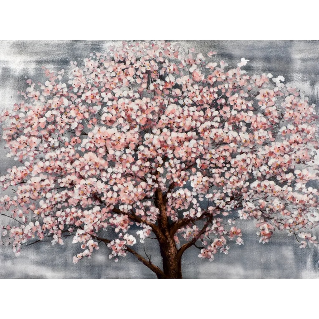 HAND PAINTED FLOWER PAINTING - STRETCHED CANVAS