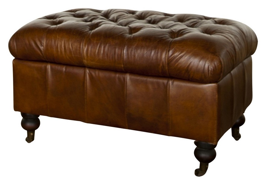 BUTTON TOPSEAT W/STORAGE VINTAGE CIGAR
