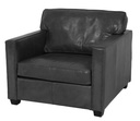 MADISON SQUARE FRONT ARMCHAIR - BELON BLACK