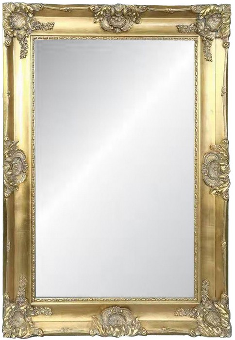 ORNATE BEVELLED MIRROR - ANTIQUE GOLD