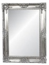 ORNATE BEVELLED MIRROR - ANTIQUE SILVER