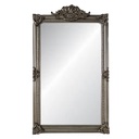 ORNATE BEVELLED MIRROR - ANTIQUE SILVER