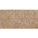 NORDIC HERRINGBONE DINING TABLE WITH FOUR LEG BASE - GREY