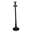 ALU ROUND CANDLE HOLDER (S) - BLACK