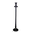 ALU ROUND CANDLE HOLDER (M) - BLACK