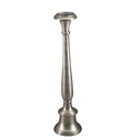 ALU ROUND BASE TALL PILLAR HOLDER (S) - SILVER
