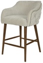 CHARLESTON BUTTONED BACK BARSTOOL - SEAT HEIGHT 650