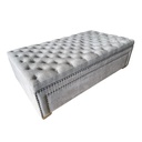 OVERSIZED OTTOMAN - GREY