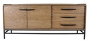 BUFFET - OAK/METAL