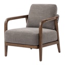 ASHLY ACCENT CHAIR - ASH/ROPE/FABRIC
