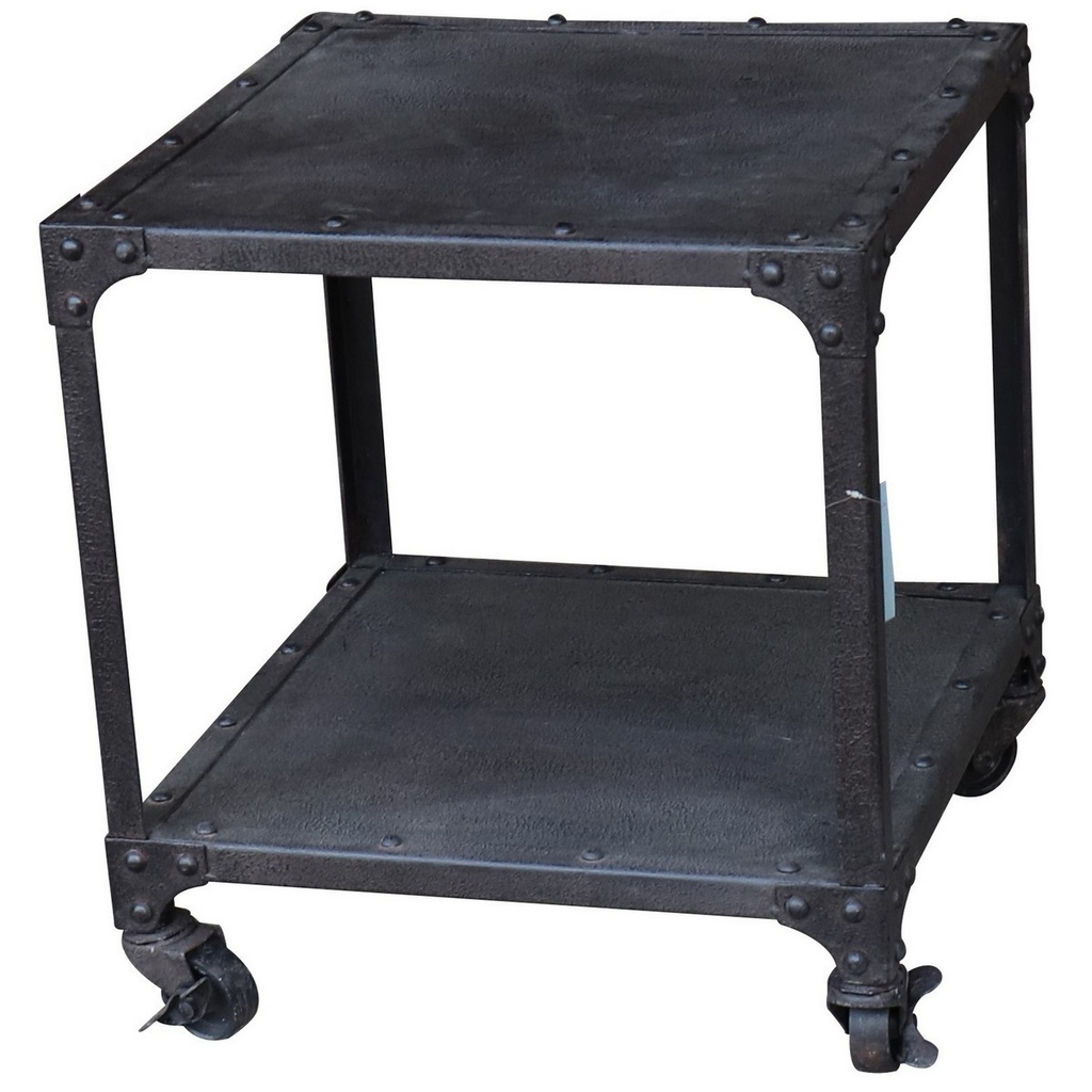 LAMP TABLE WITH WHEELS