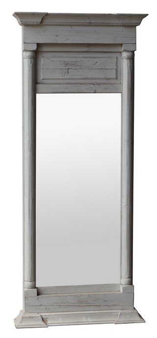 FOYER MIRROR CREAM DISTRESS PINE