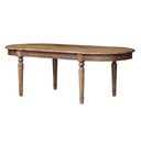 VINTAGE ELM OVAL DINING TABLE - RECLAIMED ELM