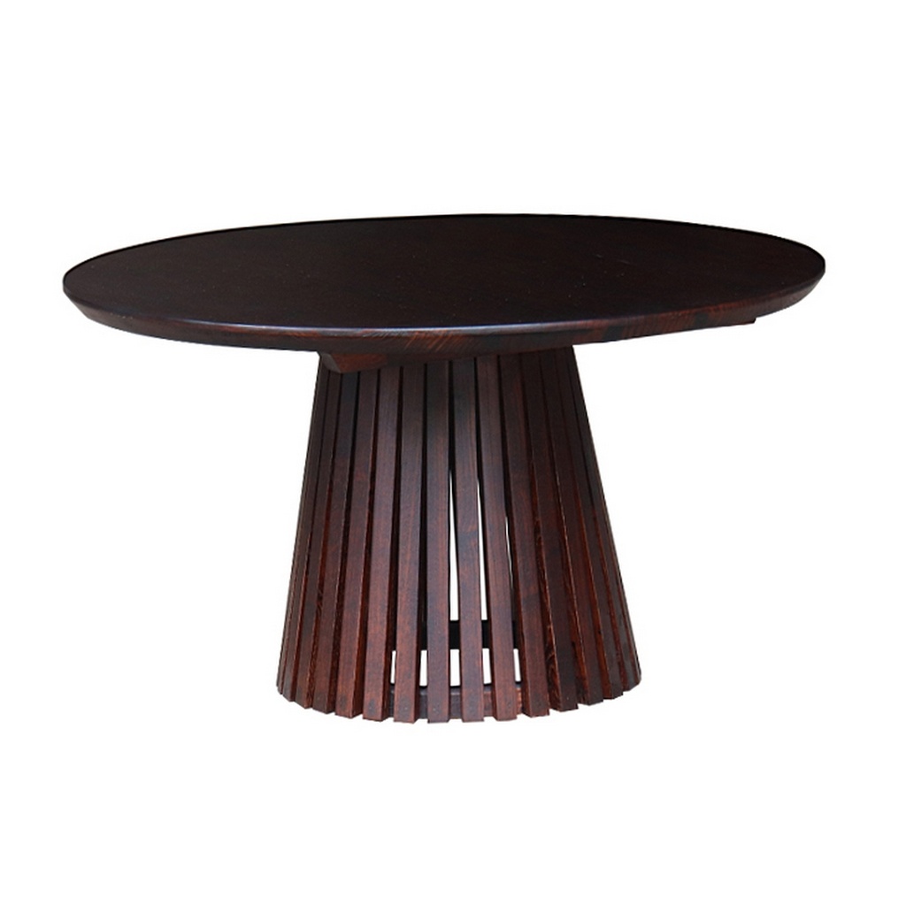 OAK COFFEE TABLE ANTIQUE WALNUT - OAK