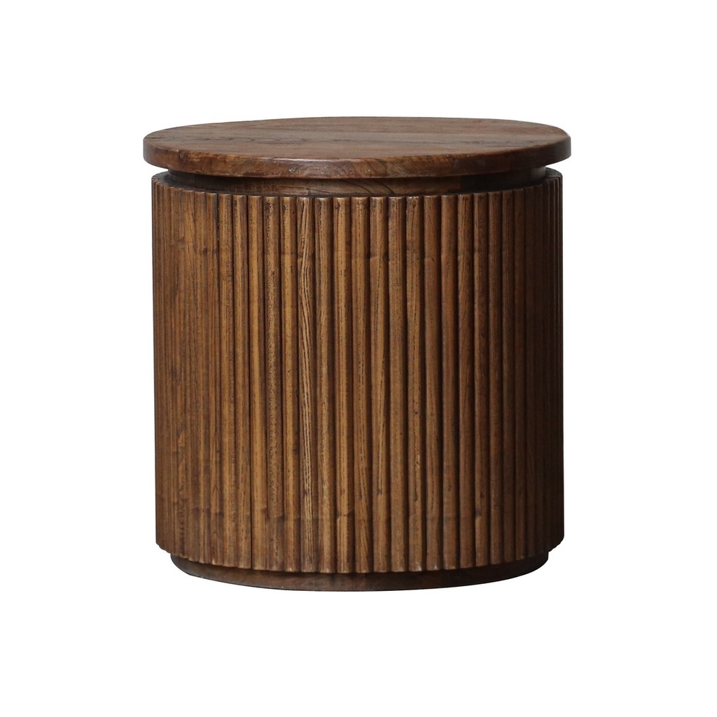 SIDE TABLE ROUND - OLD ELM