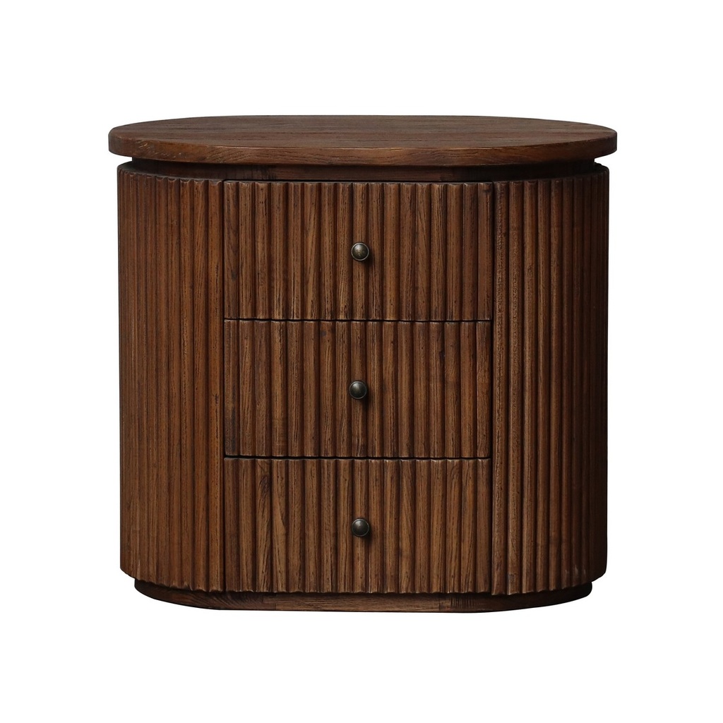 BEDSIDE/LAMP TABLE - OLD ELM