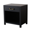BLACK ELM BEDSIBE TABLE - ELM