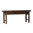 MANOR 4 DRAWER CONSOLE - RECLAIMED ELM