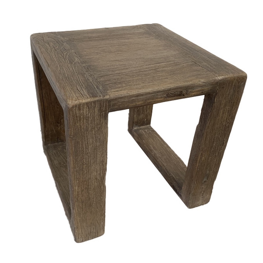 HARVEST END TABLE - RECLAIMED ELM