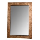 BURL WALNUT RECTANGLE MIRROR - VENEER/MDF