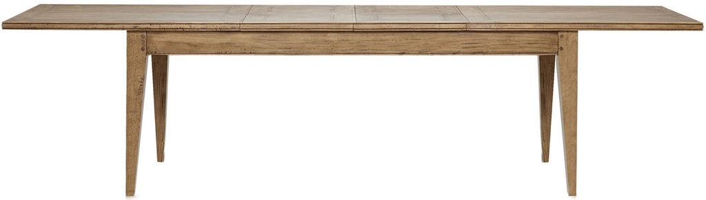 BOSQUET DOUBLE EXT DINING TABLE - RUSTIC LIGHT