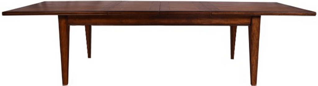 BOSQUET DOUBLE EXT DINING TABLE - RUSTIC DARK