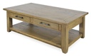 BOSQUET COFEE TABLE W/DRAWERS - MANGO RUSTIC LIGHT