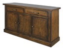 BOSQUET 3 DOOR/2 DRAWRER BUFFET - MANGO RUSTIC DARK