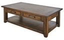 BOSQUET COFEE TABLE W/DRAWERS - MANGO RUSTIC DARK