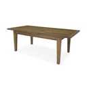 BOSQUET STUDIO EXT DINING TABLE - MANGO RUSTIC LIGHT