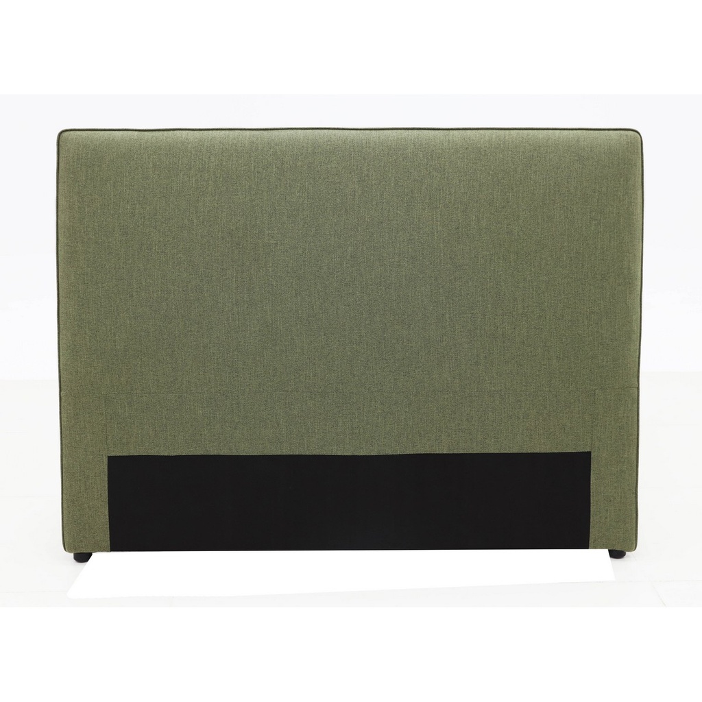VOUGE WITH PIPED EDGE DOUBLE/QUEEN HEADBOARD - FABRIC OLIVE