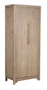 LOTUS & JADE TALL 2 DOOR CABINET  - POPLAR