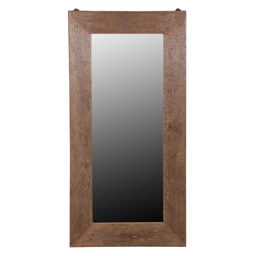 HEIRLOOM SOLID TEAK BEVELLED MIRROR