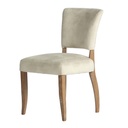 DERRINGER DINING CHAIR - ESKIMO VELVET W/ STUDS