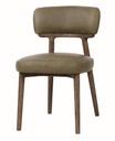 WILLOW DINING CHAIR IN OLIVE LEATHER