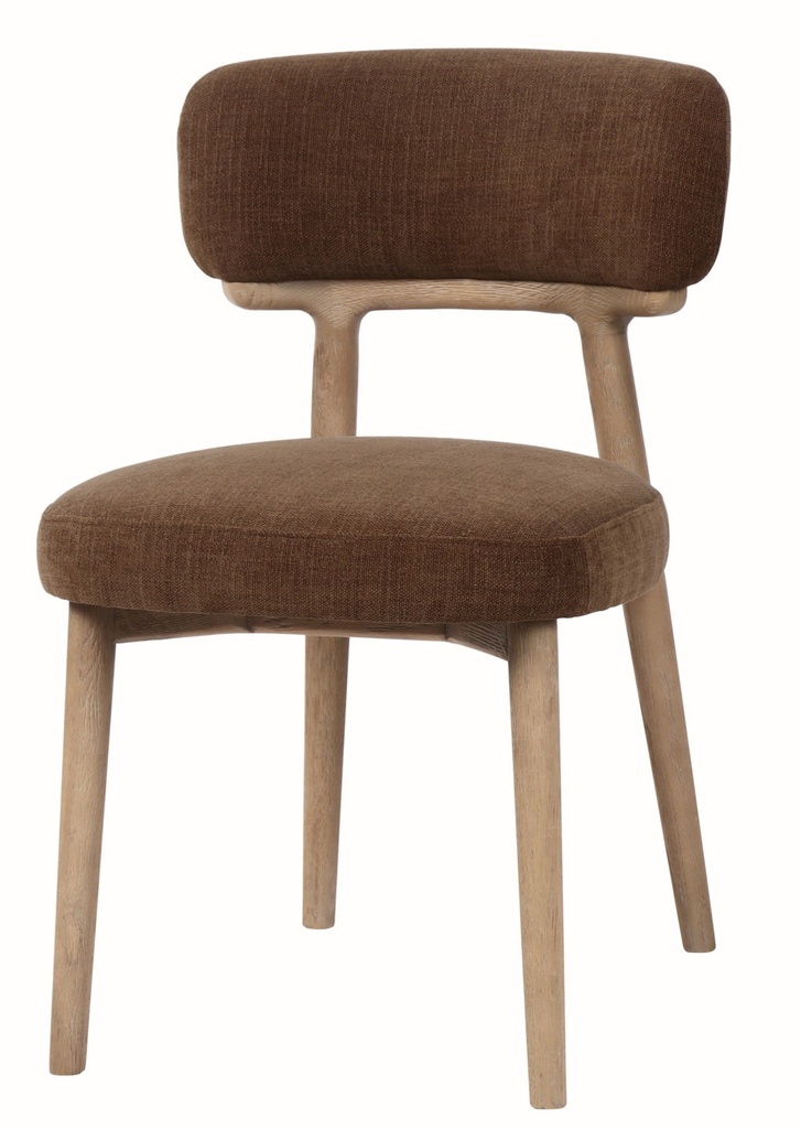 WILLOW DINING CHAIR IN MOSSWOOD LINEN