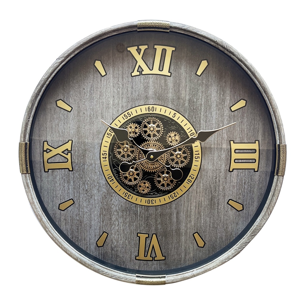 ROUND GEAR CLOCK
