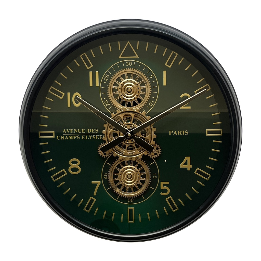 ROUND GEAR CLOCK