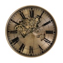 ROUND GEAR CLOCK