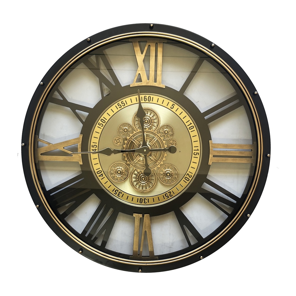 ROUND GEAR CLOCK