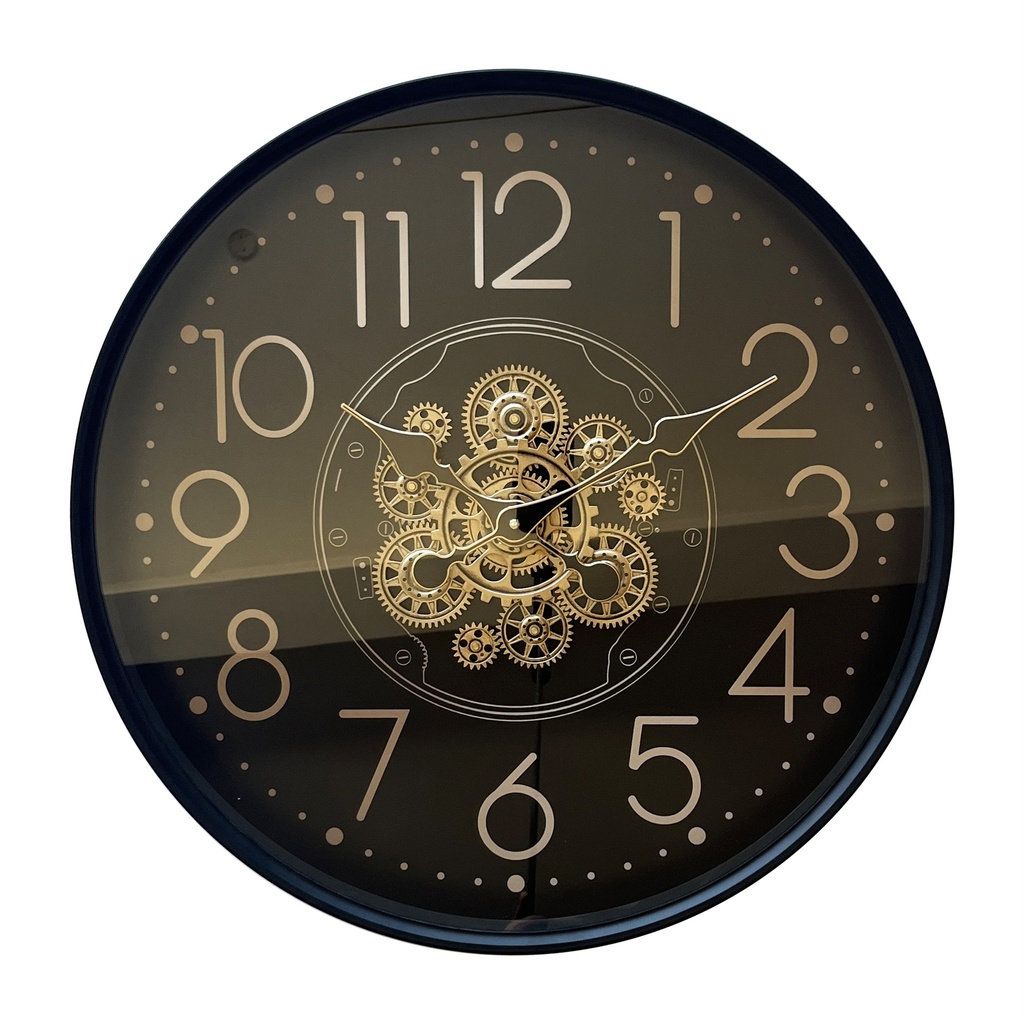 ROUND GEAR CLOCK